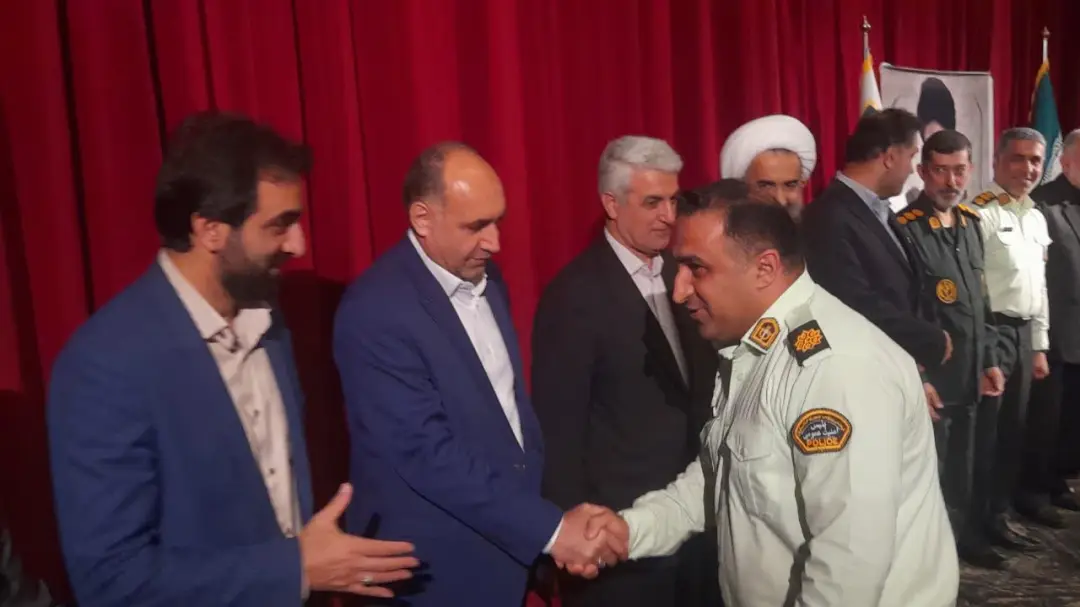 حضور شهردار رحیم‌آباد در مراسم گرامیداشت هفته فراجا در رودسر