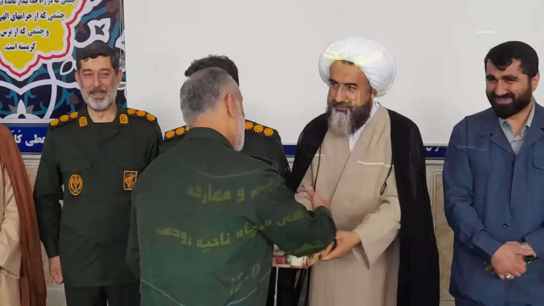 حضور شهردار و اعضای شورای شهر رحیم‌آباد در مراسم تکریم و معارفه جانشین سپاه ناحیه رودسر